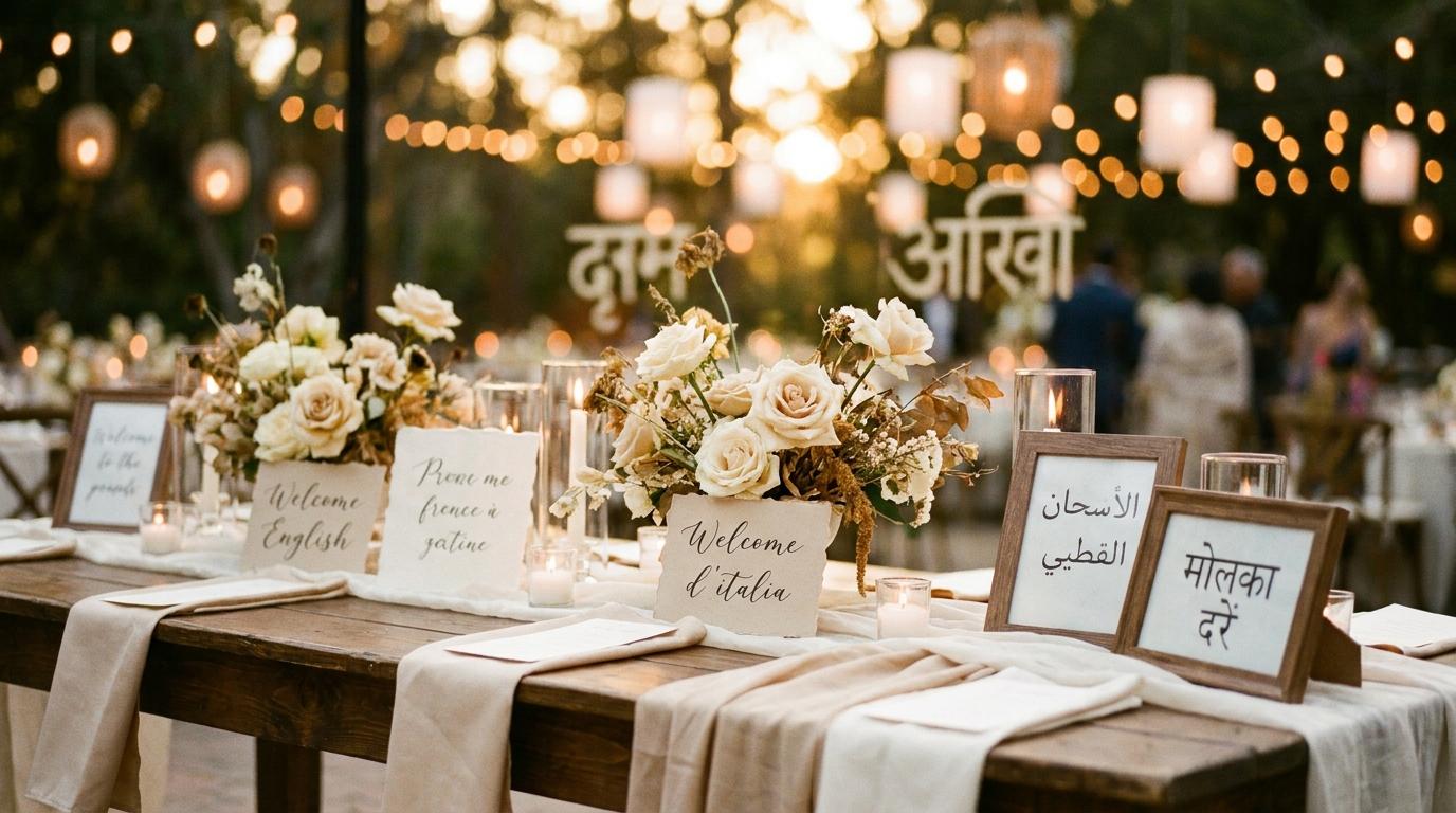 Multilingual Wedding Videos: Every Guest Understands