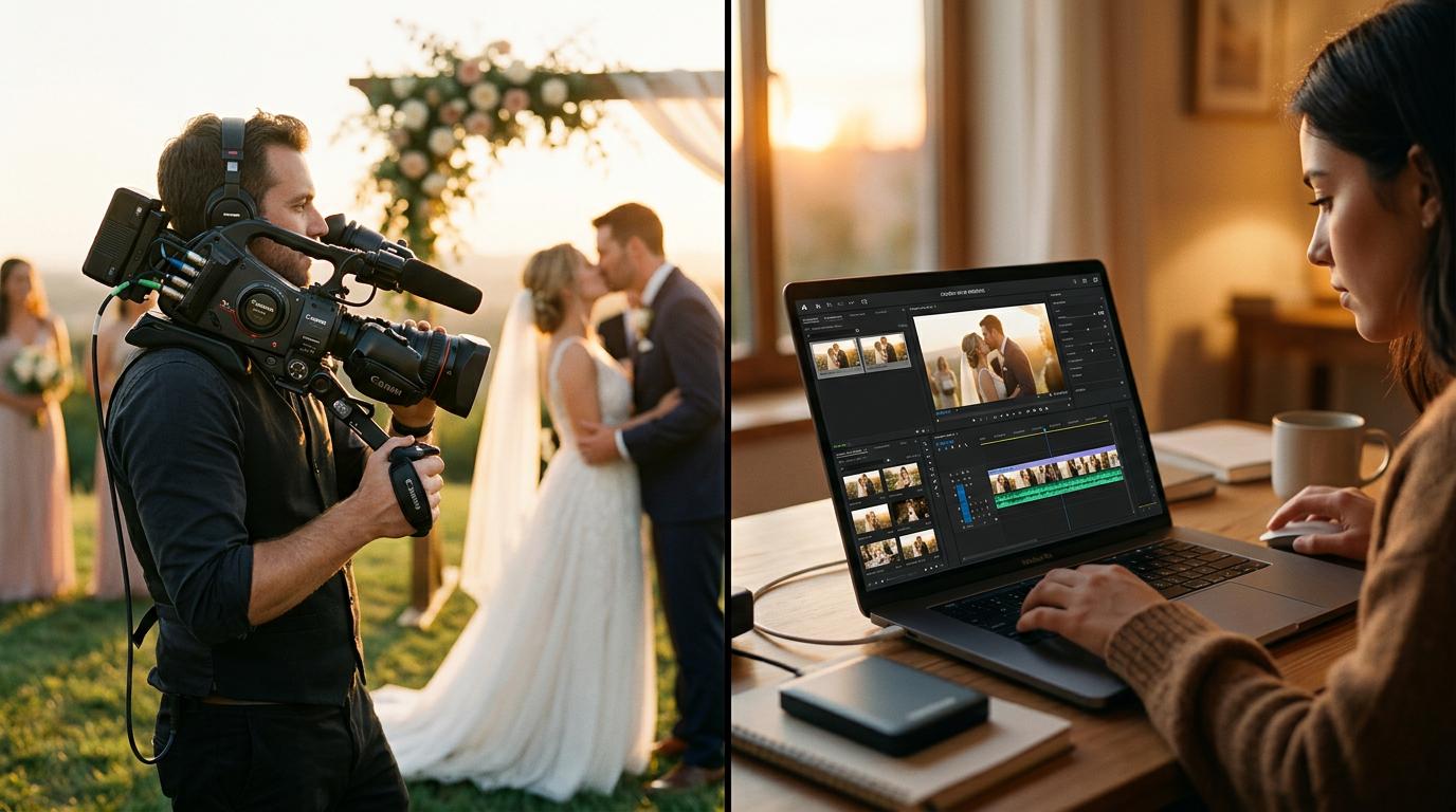 AI Video Editing vs. Human Editing for Wedding Videos