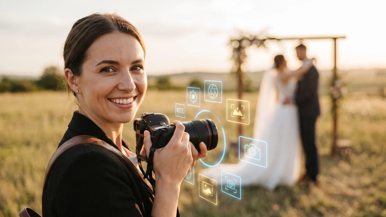Editorial photograph representing: will ai replace wedding photographers? the honest answer for 2026