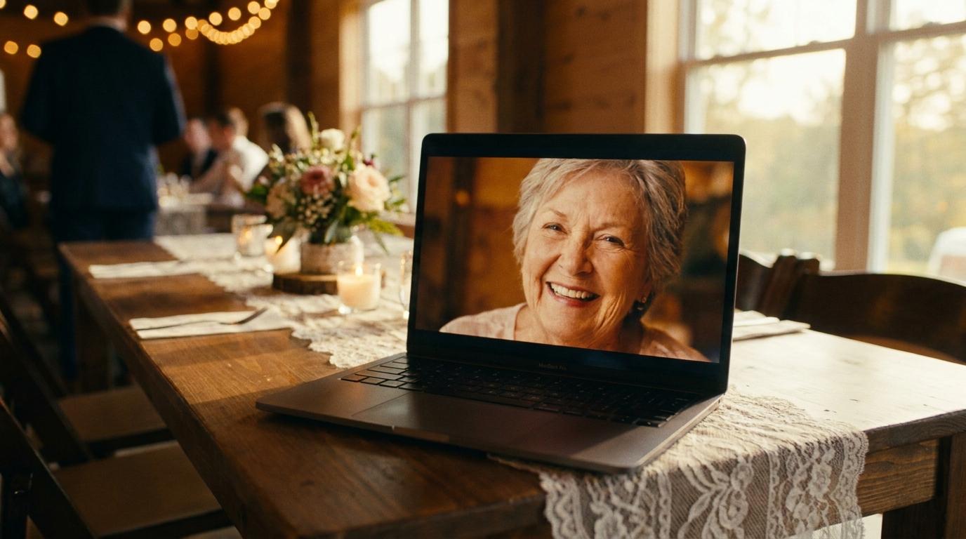 The Virtual Toast — visual illustrating the the virtual toast aspect of the article