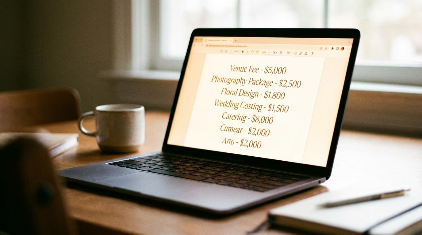 Sign #1: Your Wedding Video Budget Is Under $1,500 — visual illustrating the sign #1: your wedding video budget is under $1,500 aspect of the article